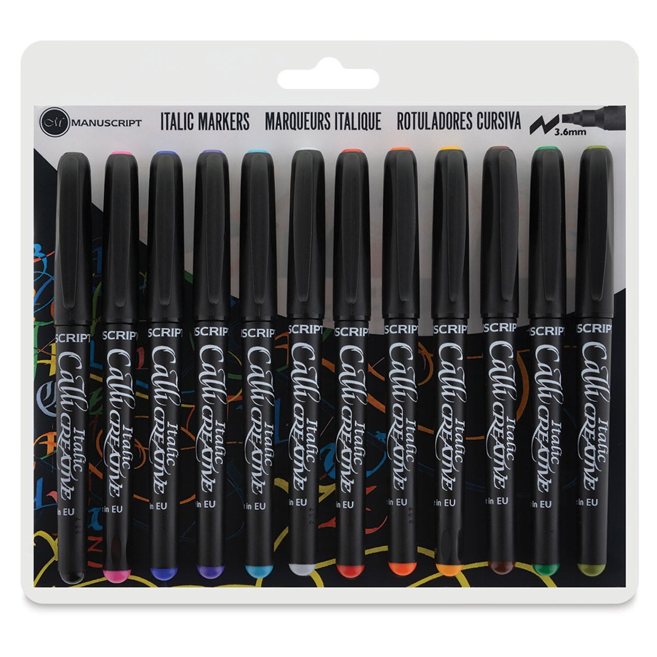 Manuscript CalliCreative Italic Marker - Broad Point, Set of 12